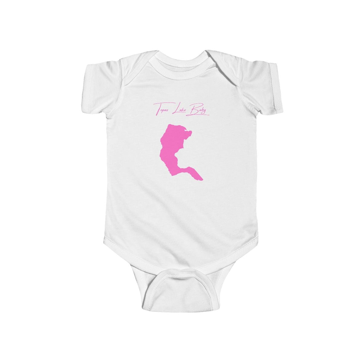 Nevada  Topaz  Lake  Onesie  front  position  view  from  front  white.webp
