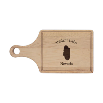 Nevada  Walker  Lake  Engraved  Cutting  Board  front  position  view  from  front  maple.webp
