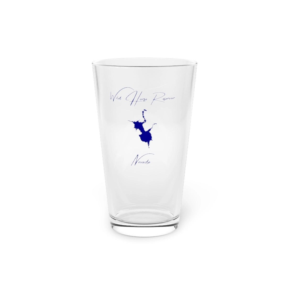 Nevada  Wild  Horse  Reservoir  16oz  Pint  Glass  front  position  view  from  front  16oz.webp
