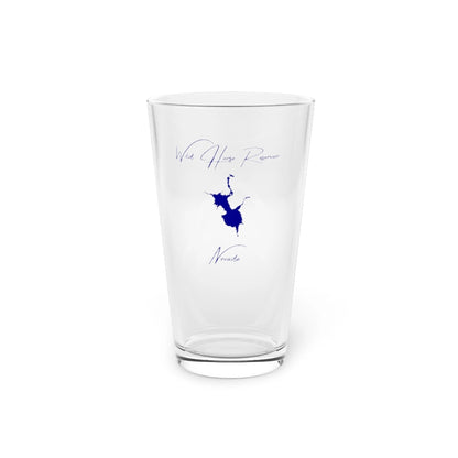 Nevada  Wild  Horse  Reservoir  16oz  Pint  Glass  front  position  view  from  front  16oz.webp