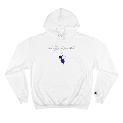 Nevada  Wild  Horse  Reservoir  Hoodie  front  position  view  from  front  white.webp