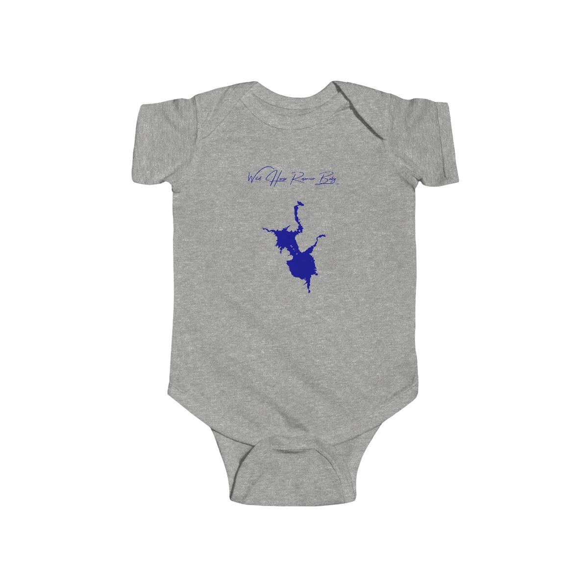 Nevada  Wild  Horse  Reservoir  Onesie  front  position  view  from  front  heather.webp