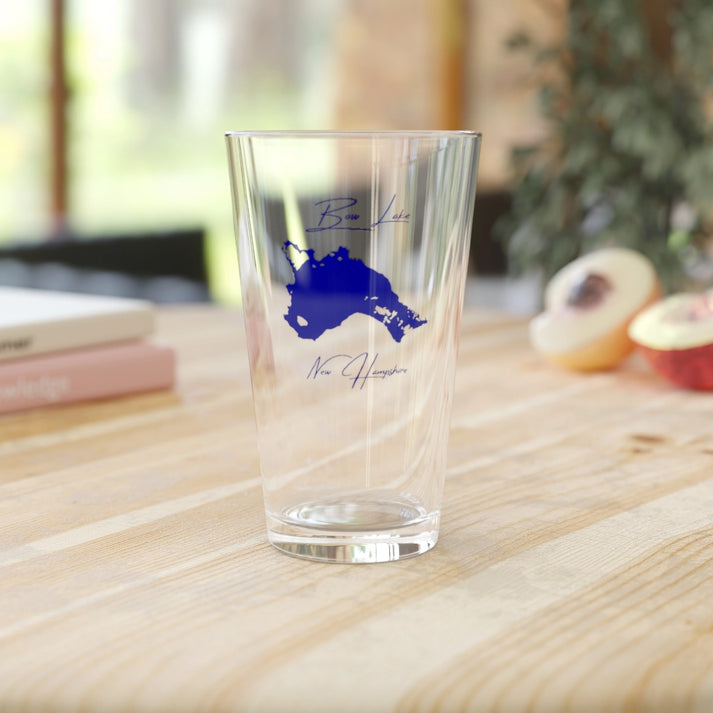 New  Hampshire  Bow  Lake  16oz  Pint  Glass  front  position  view  from  context-2  16oz.webp