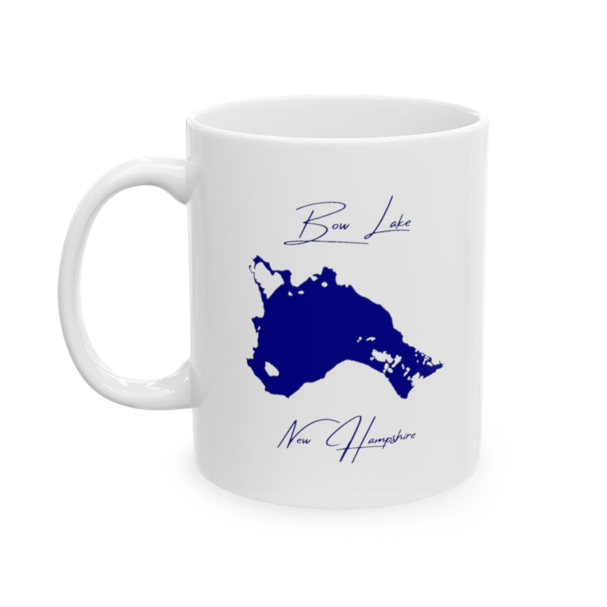 New  Hampshire  Bow  Lake  Ceramic  Mug  other  position  view  from  left  11oz.webp