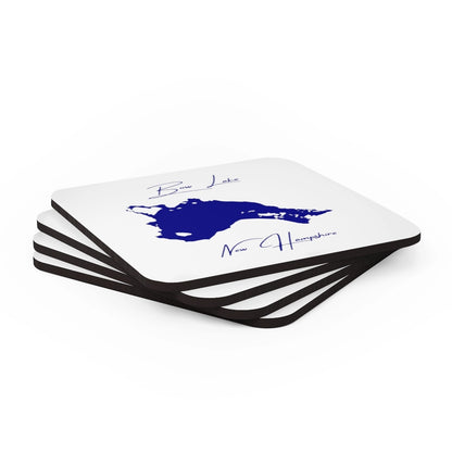 New  Hampshire  Bow  Lake  Coaster  Set  front  position  view  from  stacked  3.75  x  3.75.webp