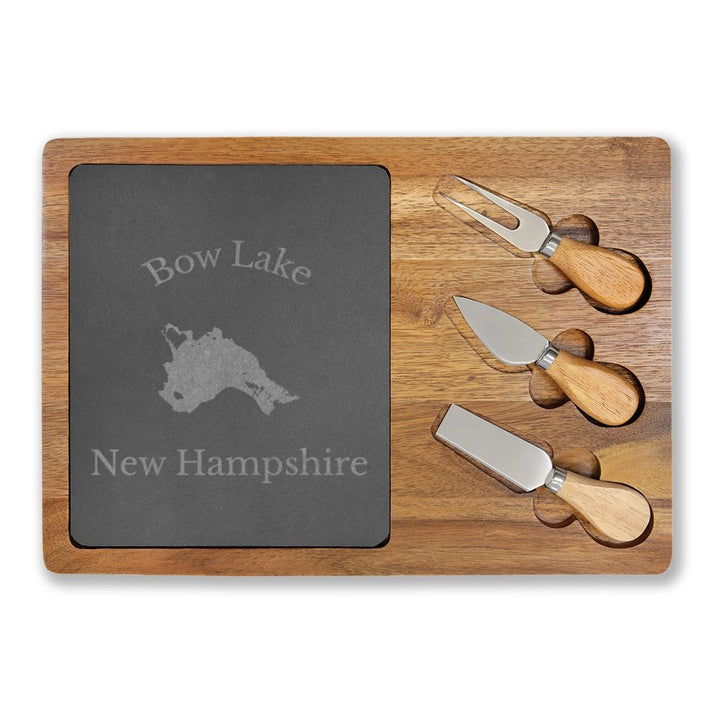 New  Hampshire  Bow  Lake  Engraved  Charcuterie  Board  other  position  view  from  front  13  3  4  x  9  3  4.webp