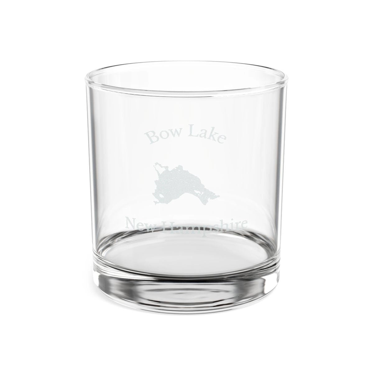 New  Hampshire  Bow  Lake  Engraved  Whiskey  Glass  other  position  view  from  front  10.5oz.webp