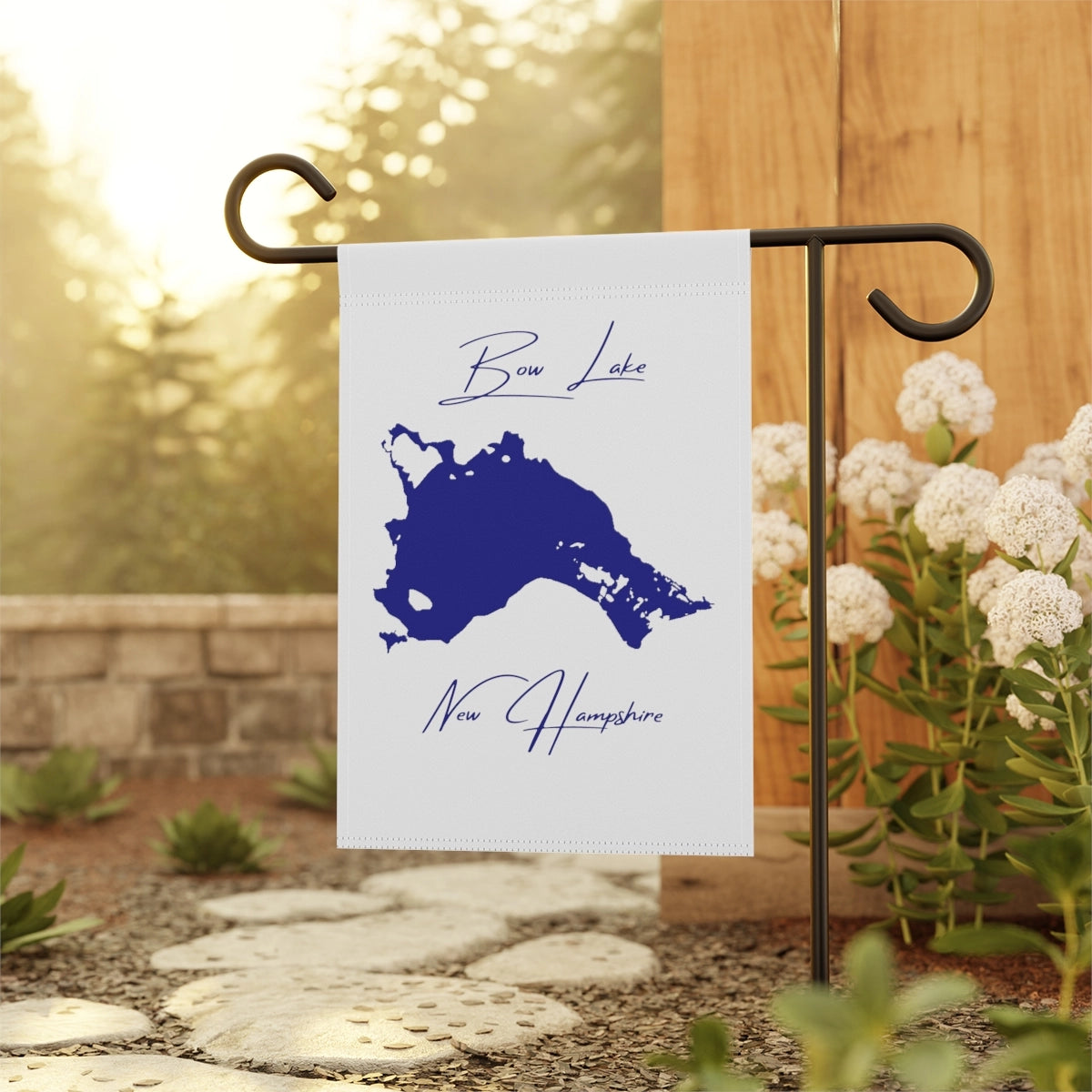 New  Hampshire  Bow  Lake  Garden  Banner  other  position  view  from  context-1  12''  x  18''.webp