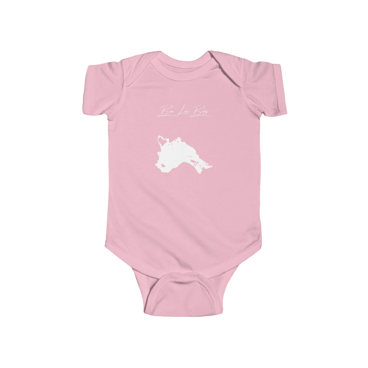 New  Hampshire  Bow  Lake  Onesie  front  position  view  from  front  pink.webp