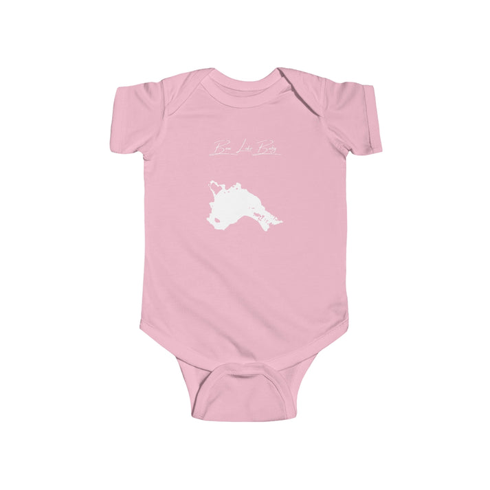 New  Hampshire  Bow  Lake  Onesie  front  position  view  from  front  pink.webp