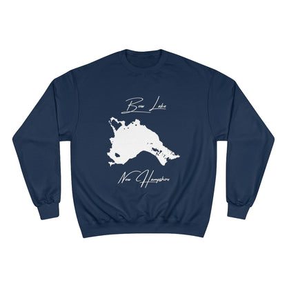 New  Hampshire  Bow  Lake  Sweatshirt  front  position  view  from  front  navy.webp