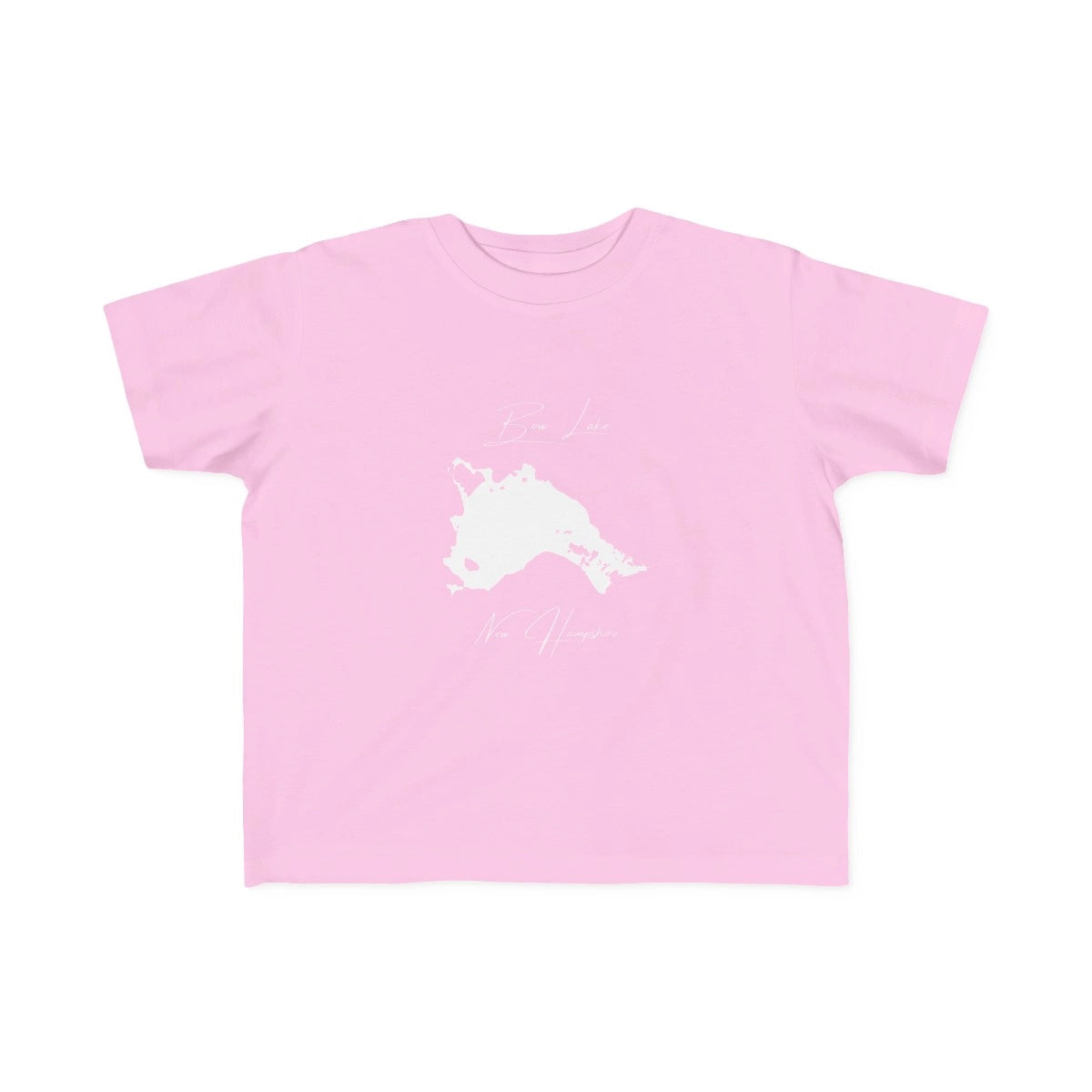 New  Hampshire  Bow  Lake  Toddler  T-shirt  front  position  view  from  front  pink.webp