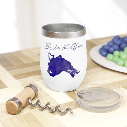 New  Hampshire  Bow  Lake  Wine  Tumbler  other  position  view  from  context  white.webp