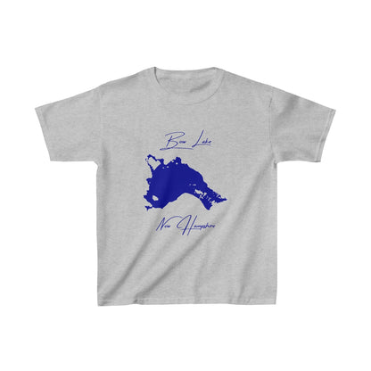 New  Hampshire  Bow  Lake  Youth  T-shirt  front  position  view  from  front  sport  grey.webp