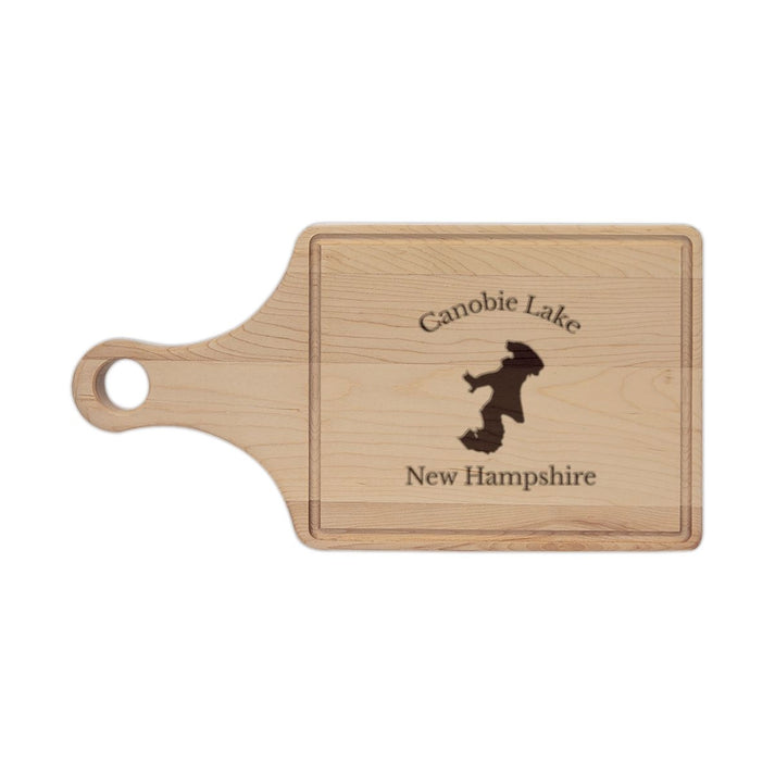 New  Hampshire  Canobie  Lake  Engraved  Cutting  Board  front  position  view  from  front  maple.webp