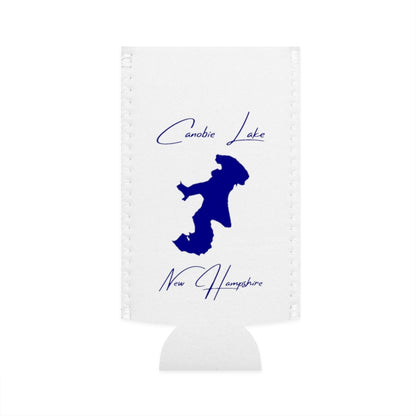 New  Hampshire  Canobie  Lake  Slim  Can  Koozie  front  position  view  from  flat-front  white.webp