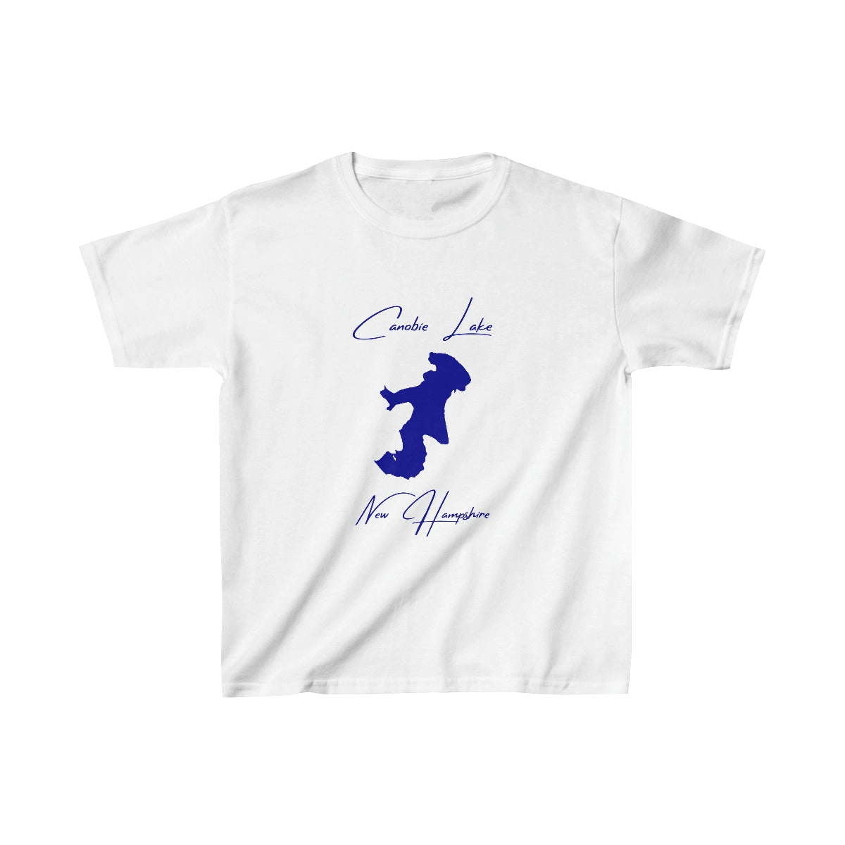 New  Hampshire  Canobie  Lake  Youth  T-shirt  front  position  view  from  front  white.webp