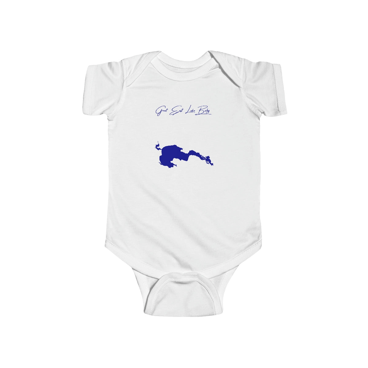 New  Hampshire  Great  East  Lake  Onesie  front  position  view  from  front  white.webp