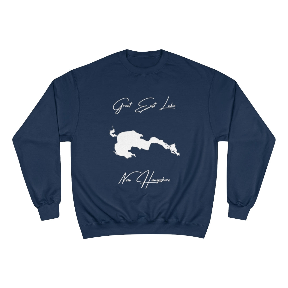 New  Hampshire  Great  East  Lake  Sweatshirt  front  position  view  from  front  navy.webp