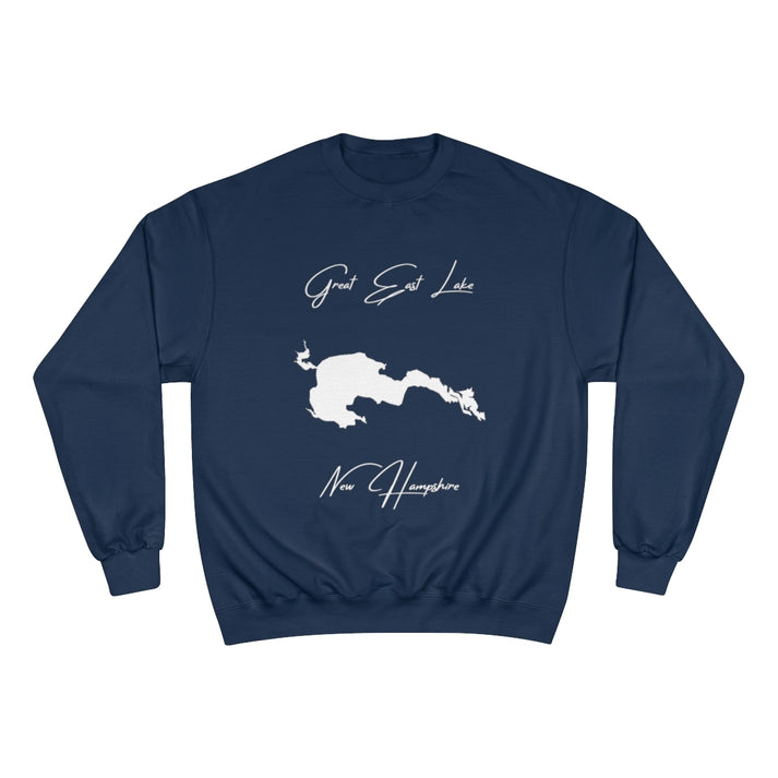 New  Hampshire  Great  East  Lake  Sweatshirt  front  position  view  from  front  navy.webp