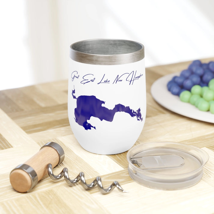 New  Hampshire  Great  East  Lake  Wine  Tumbler  other  position  view  from  context  white.webp