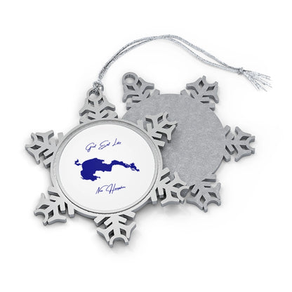 New  Hampshire  Great  East  Lake  XMAS  Ornament  front  position  view  from  front-and-back  one  size.webp