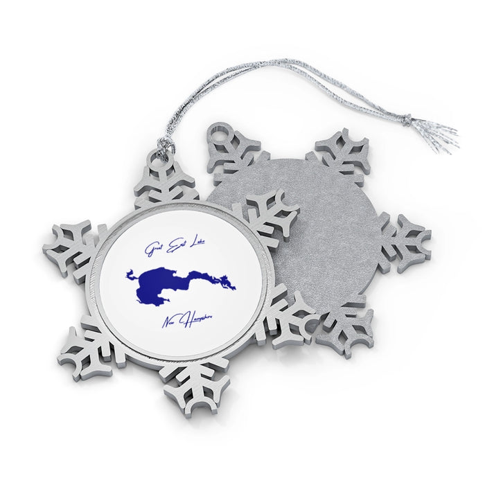 New  Hampshire  Great  East  Lake  XMAS  Ornament  front  position  view  from  front-and-back  one  size.webp