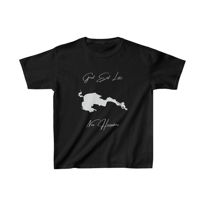 New  Hampshire  Great  East  Lake  Youth  T-shirt  front  position  view  from  front  black.webp