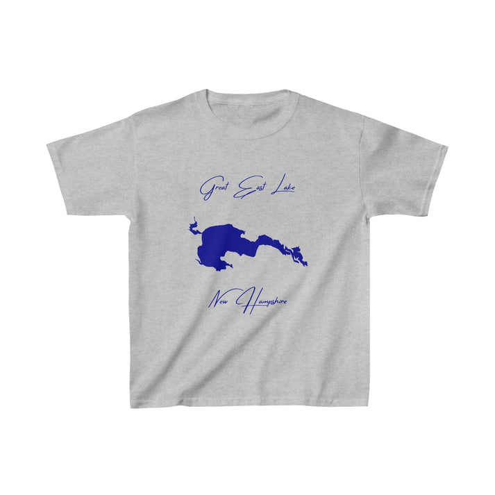 New  Hampshire  Great  East  Lake  Youth  T-shirt  front  position  view  from  front  sport  grey.webp