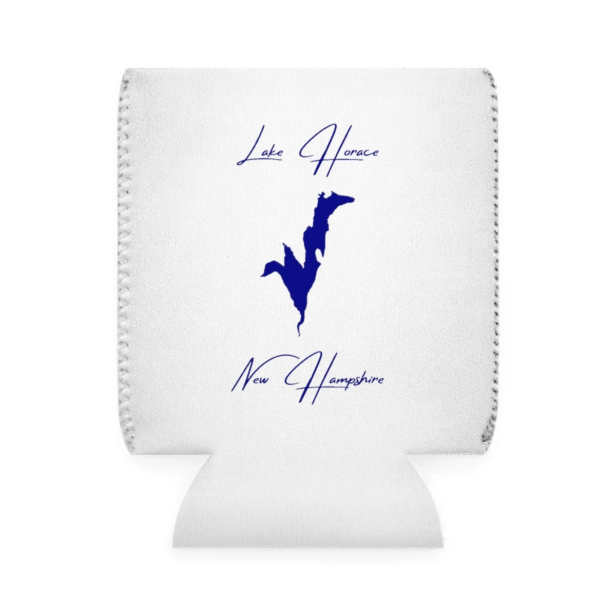 New  Hampshire  Lake  Horace  Can  Koozie  front  position  view  from  front-1  white.webp