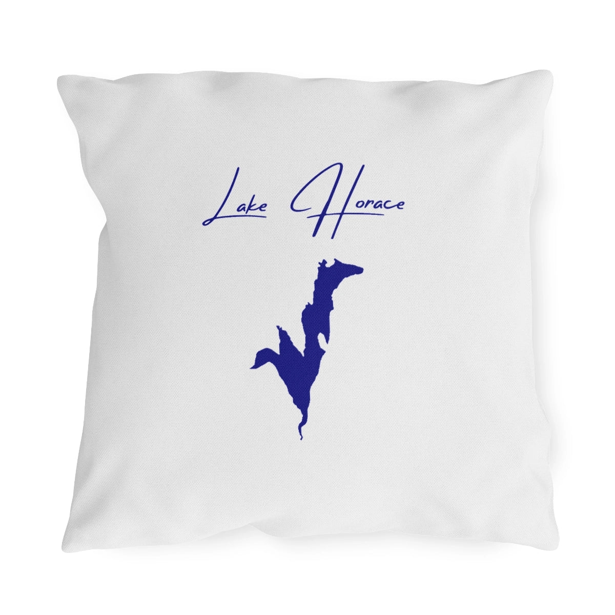 New  Hampshire  Lake  Horace  Outdoor  Pillow  front  position  view  from  front  18  x  18.webp