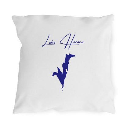 New  Hampshire  Lake  Horace  Outdoor  Pillow  front  position  view  from  front  18  x  18.webp