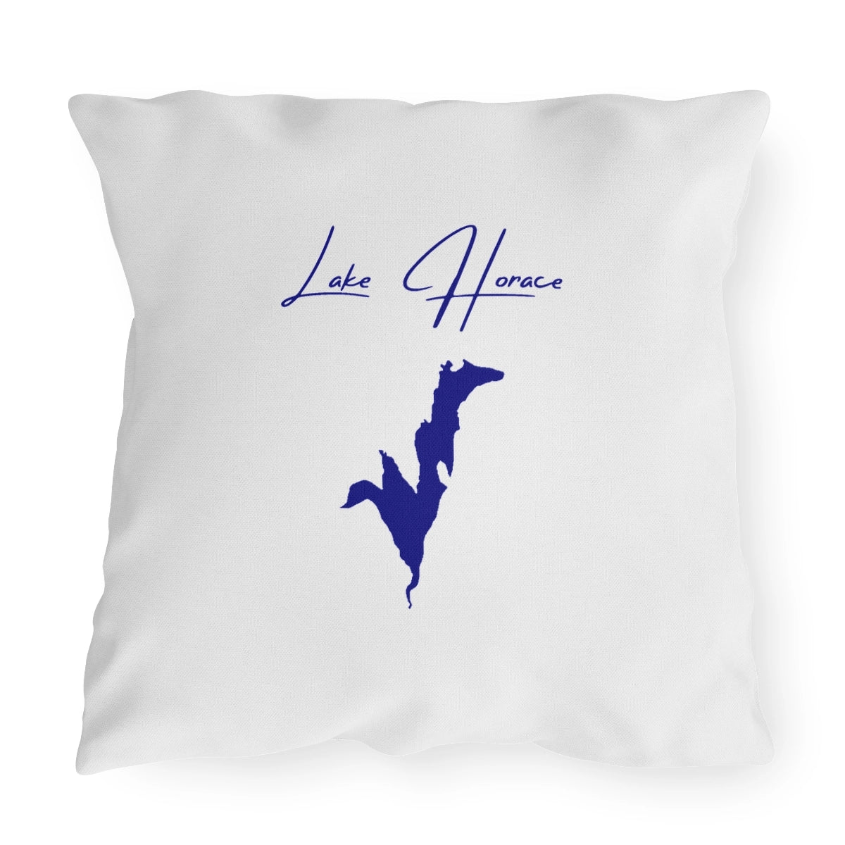 New  Hampshire  Lake  Horace  Outdoor  Pillow  front  position  view  from  front  20  x  20.webp