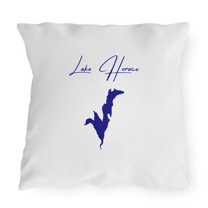 New  Hampshire  Lake  Horace  Outdoor  Pillow  front  position  view  from  front  20  x  20.webp