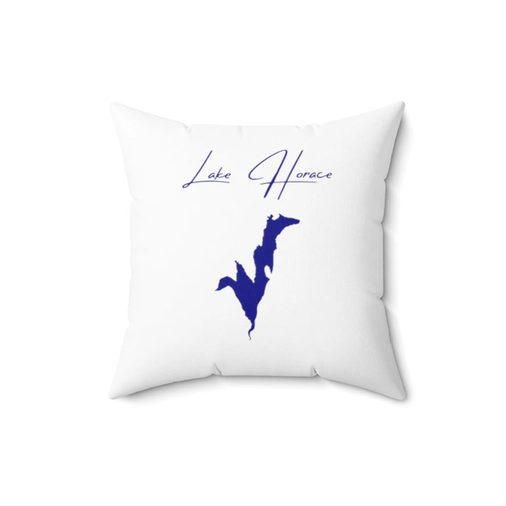 New  Hampshire  Lake  Horace  Pillow  front  position  view  from  front  16  x  16.webp