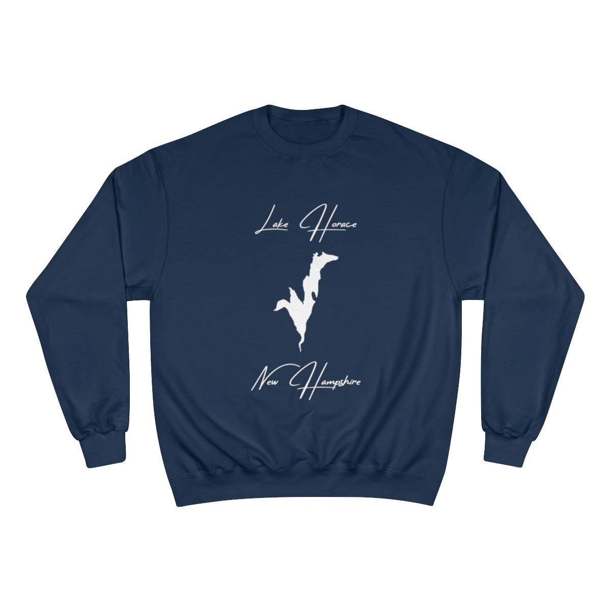 New  Hampshire  Lake  Horace  Sweatshirt  front  position  view  from  front  navy.webp