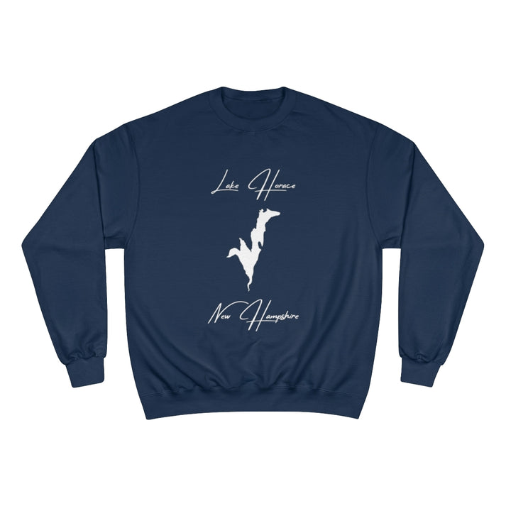New  Hampshire  Lake  Horace  Sweatshirt  front  position  view  from  front  navy.webp