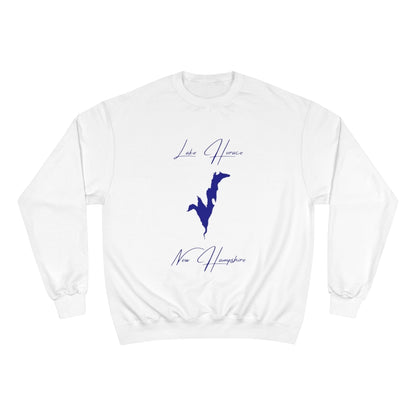 New  Hampshire  Lake  Horace  Sweatshirt  front  position  view  from  front  white.webp