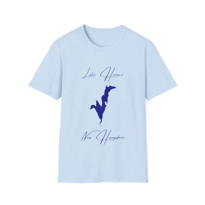 New  Hampshire  Lake  Horace  T-shirt  front  position  view  from  front  light  blue.webp