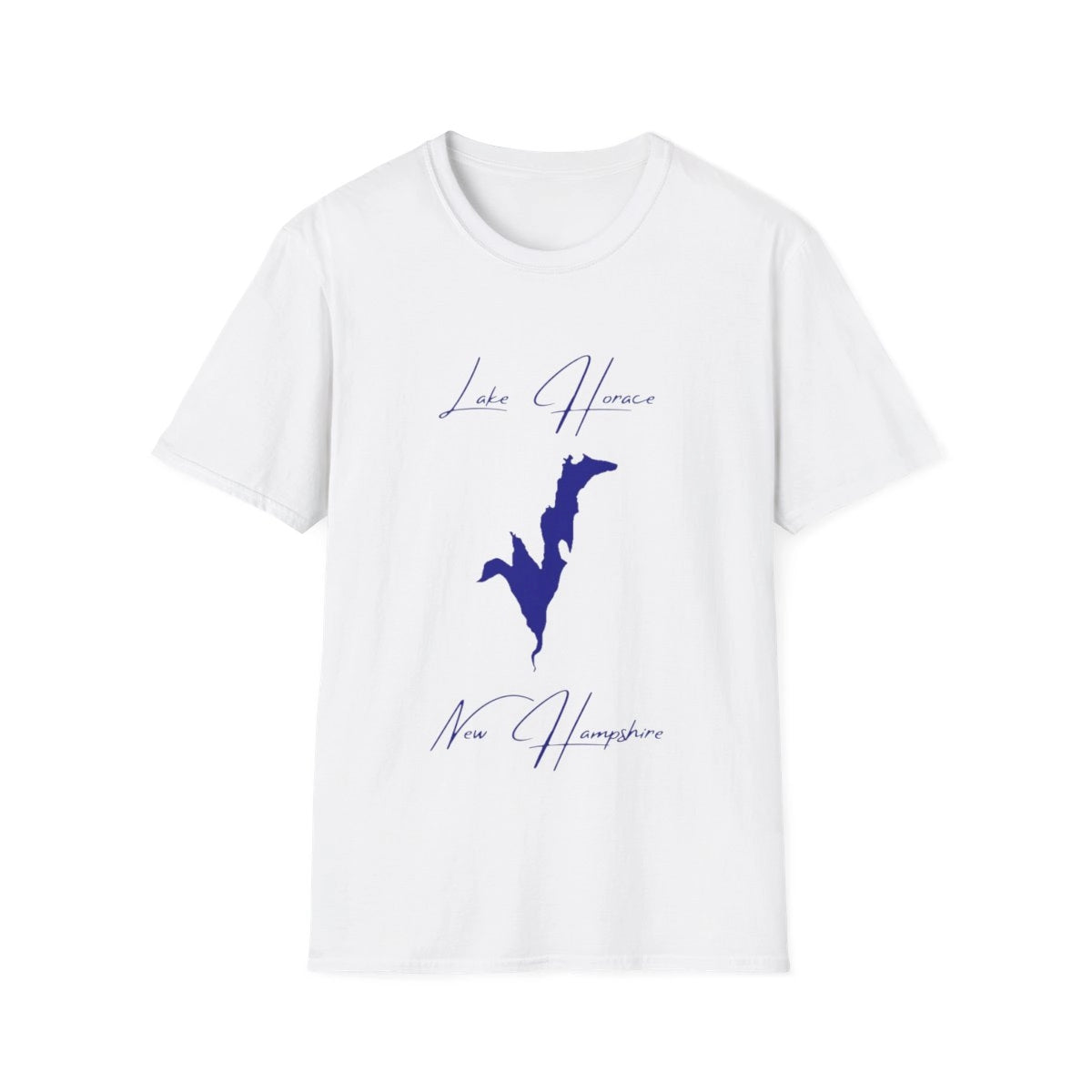 New  Hampshire  Lake  Horace  T-shirt  front  position  view  from  front  white.webp