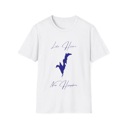 New  Hampshire  Lake  Horace  T-shirt  front  position  view  from  front  white.webp