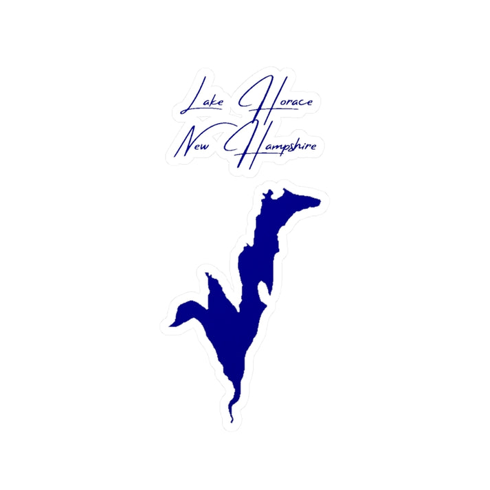 New  Hampshire  Lake  Horace  Vinyl  Decal  other  position  view  from  front  4  x  6.webp