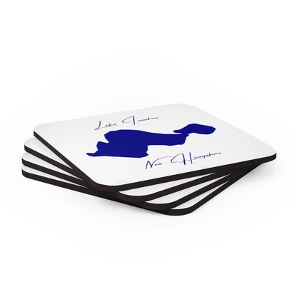 New  Hampshire  Lake  Ivanhoe  Coaster  Set  front  position  view  from  stacked  3.75  x  3.75.webp