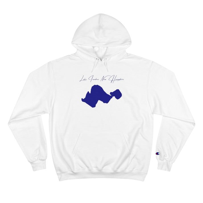 New  Hampshire  Lake  Ivanhoe  Hoodie  front  position  view  from  front  white.webp
