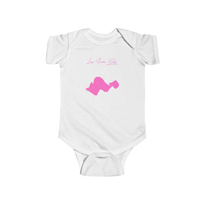 New  Hampshire  Lake  Ivanhoe  Onesie  front  position  view  from  front  white.webp