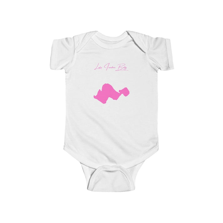 New  Hampshire  Lake  Ivanhoe  Onesie  front  position  view  from  front  white.webp