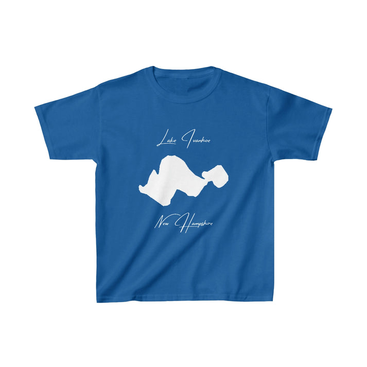 New  Hampshire  Lake  Ivanhoe  Youth  T-shirt  front  position  view  from  front  royal.webp