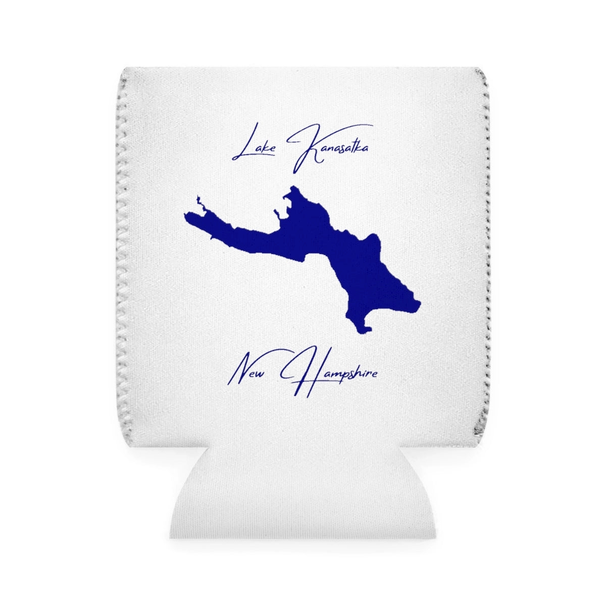 New  Hampshire  Lake  Kanasatka  Can  Koozie  front  position  view  from  front-1  white.webp