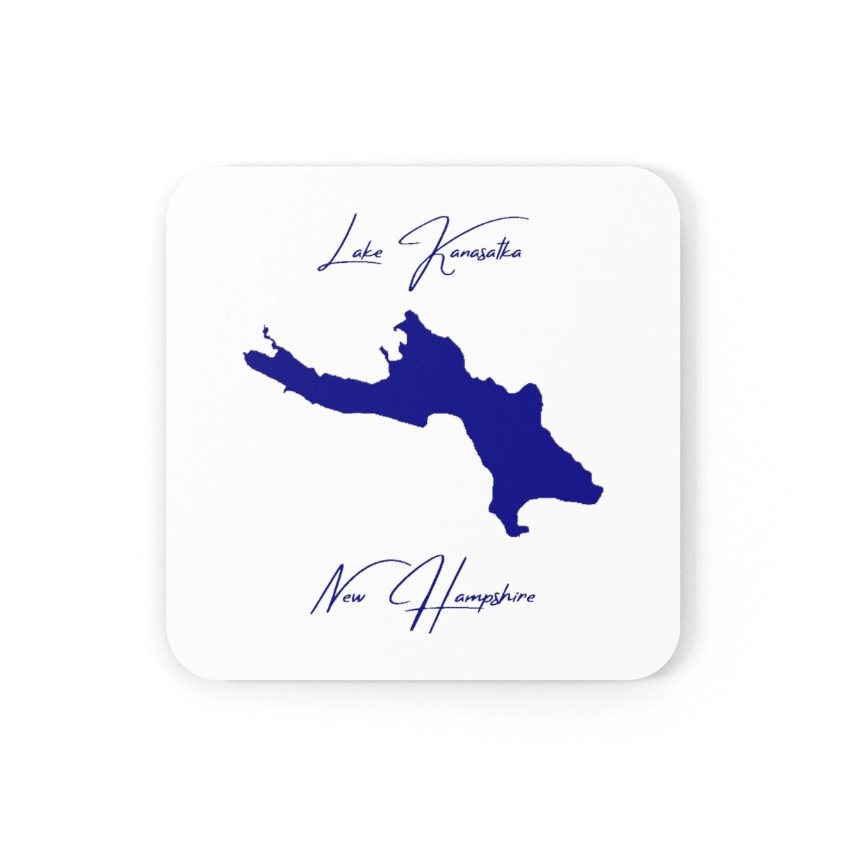 New  Hampshire  Lake  Kanasatka  Coaster  Set  front  position  view  from  front  3.75  x  3.75.webp