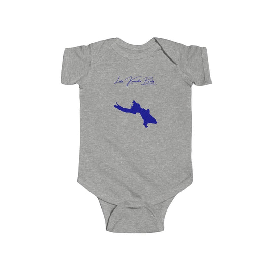 New  Hampshire  Lake  Kanasatka  Onesie  front  position  view  from  front  heather.webp